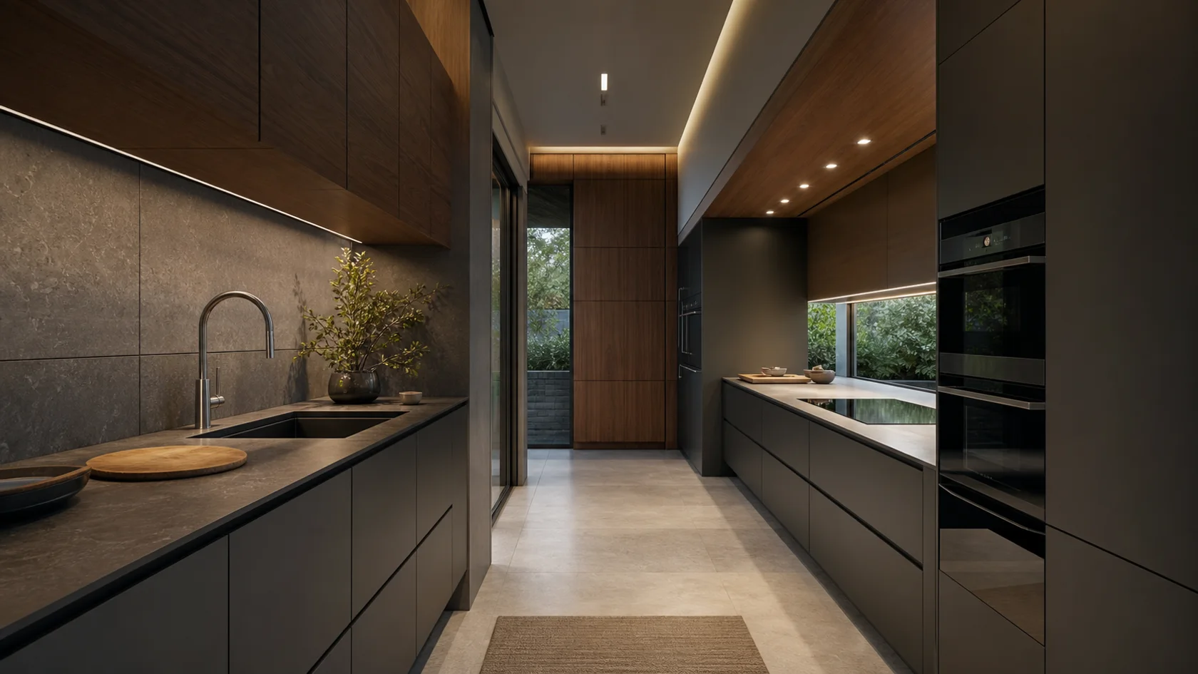 Adaptive Galley High-Tech Kitchen