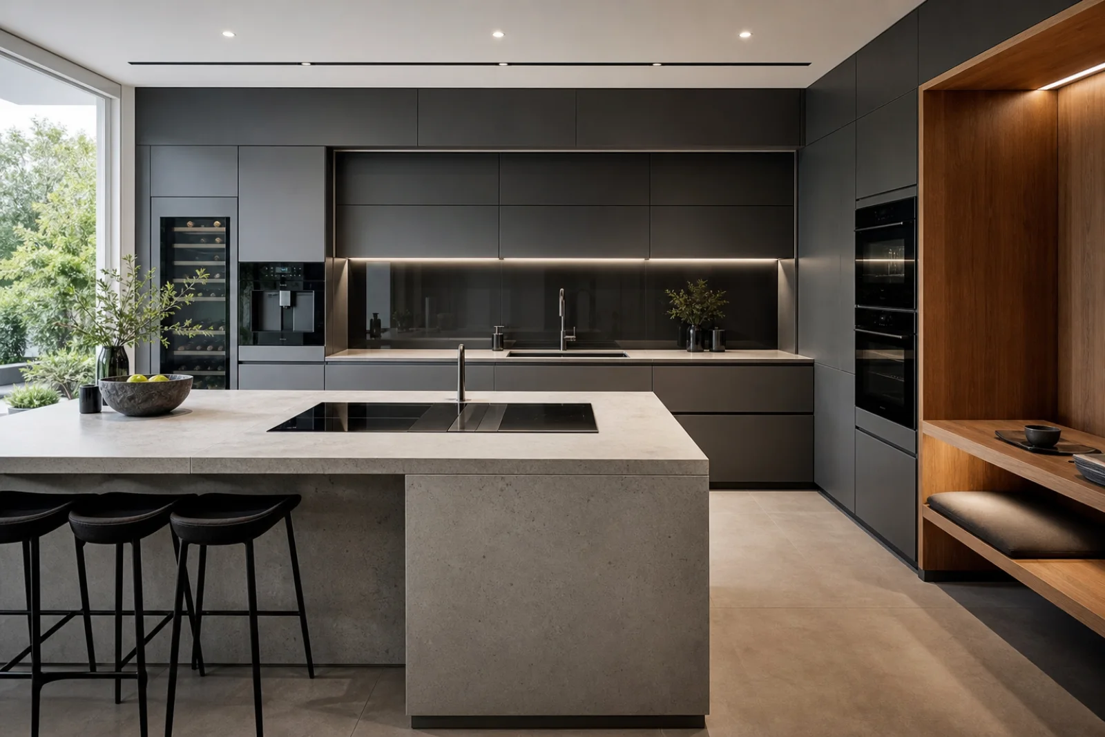 High-Tech kitchen interior