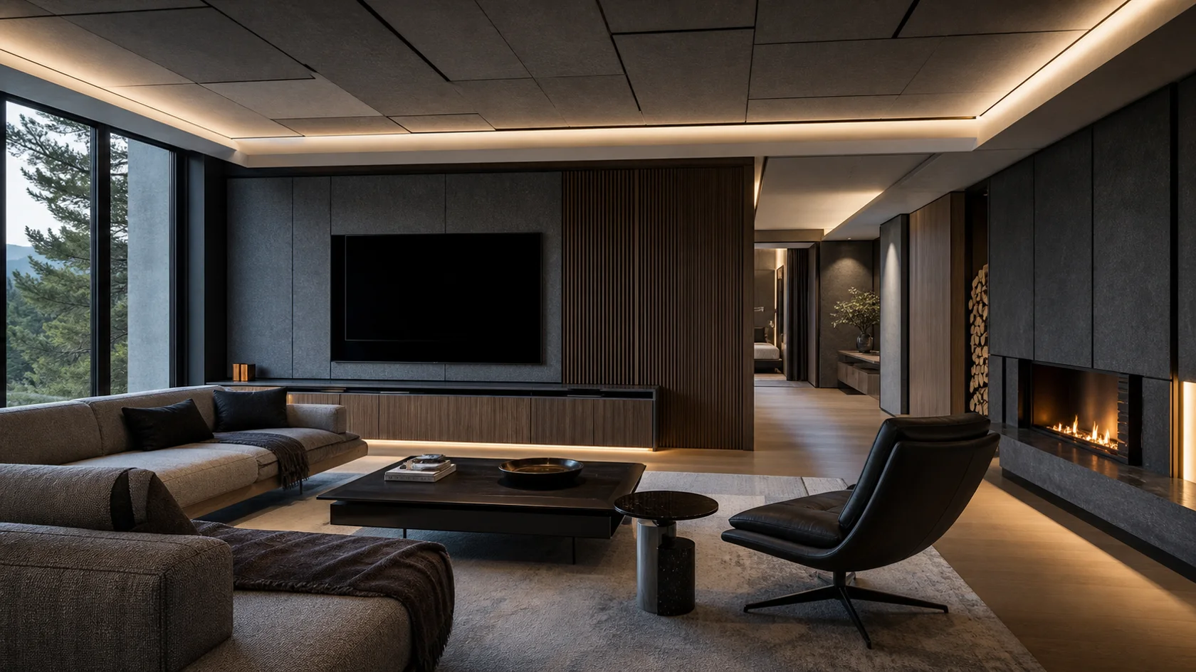 Acoustic Lounge High-Tech Living Room