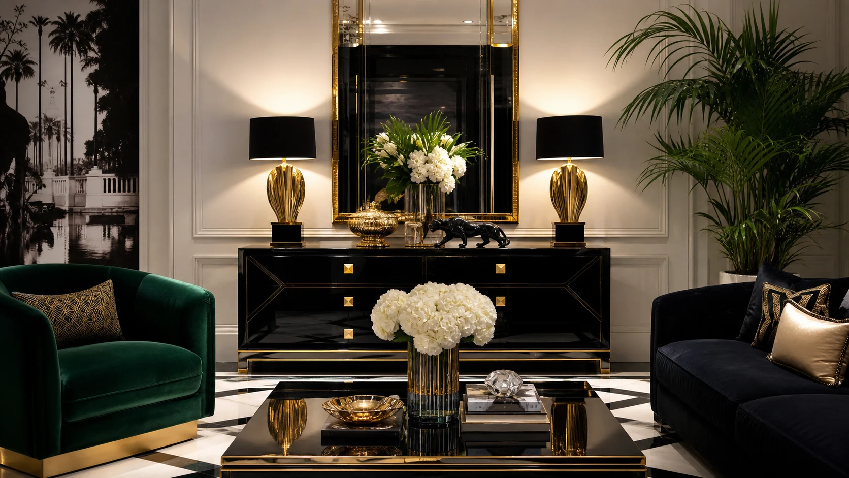 Hollywood Regency interior design