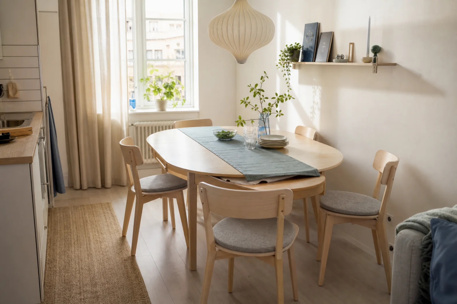 IKEA-Inspired Dining room interior