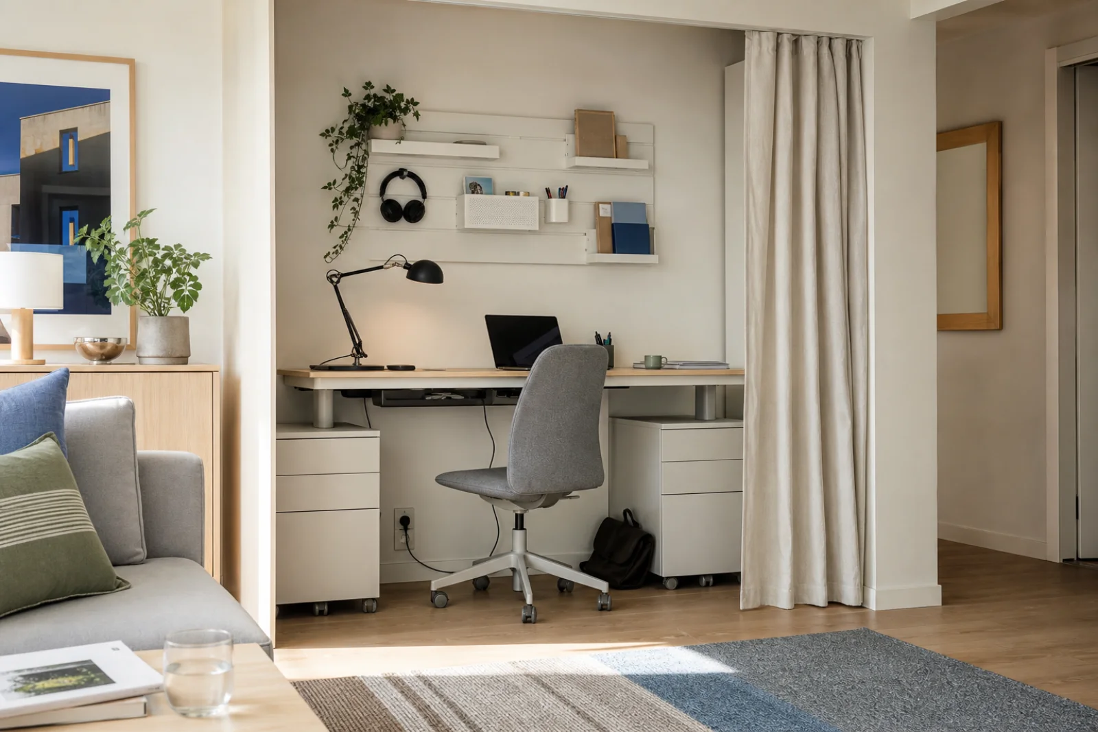 IKEA-Inspired Home office interior