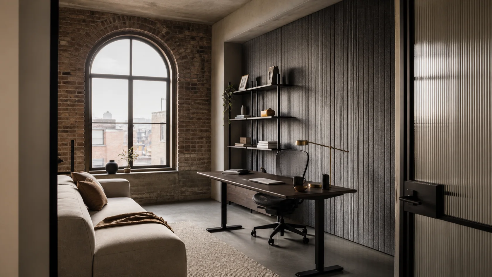 Tailored Acoustic Industrial Chic Home Office