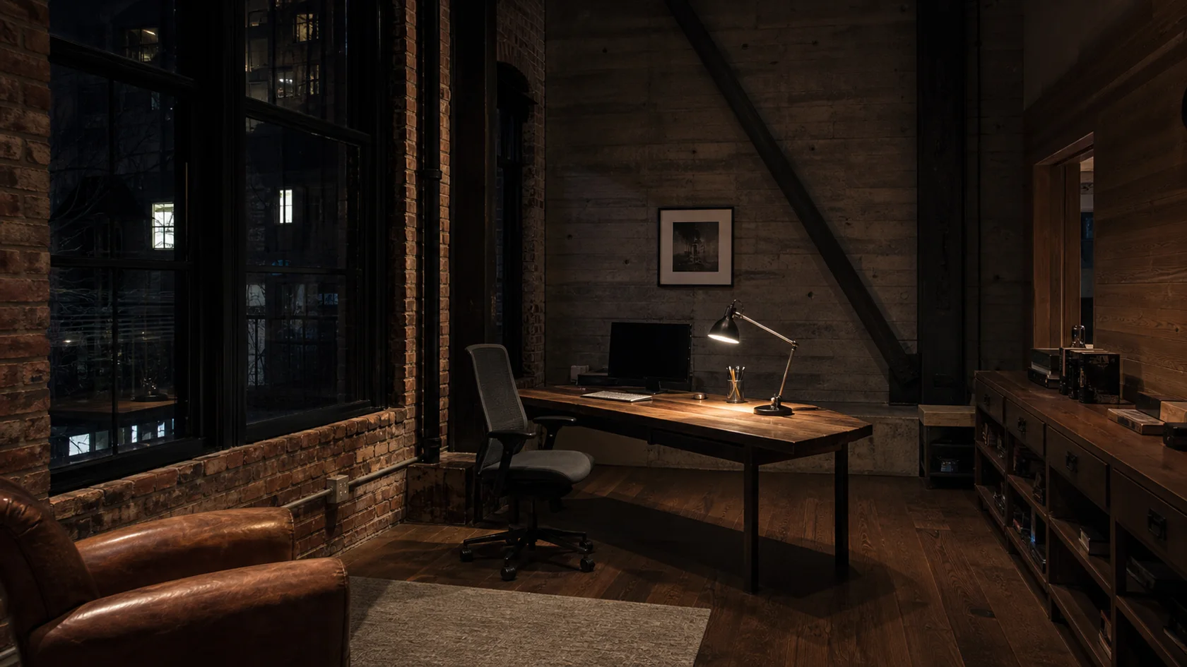Night Task Industrial Home Office