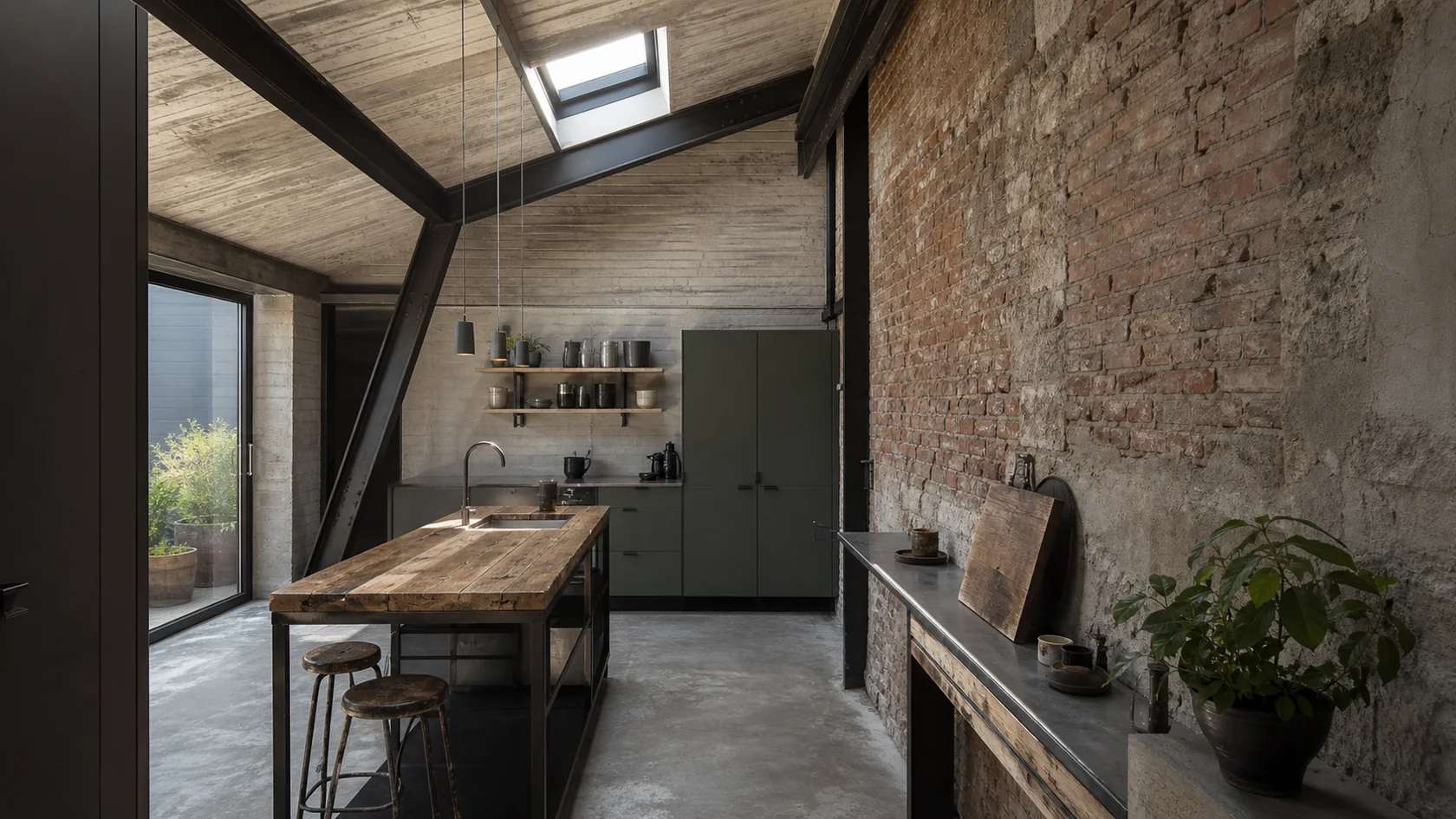Compact Workshop Industrial Kitchen