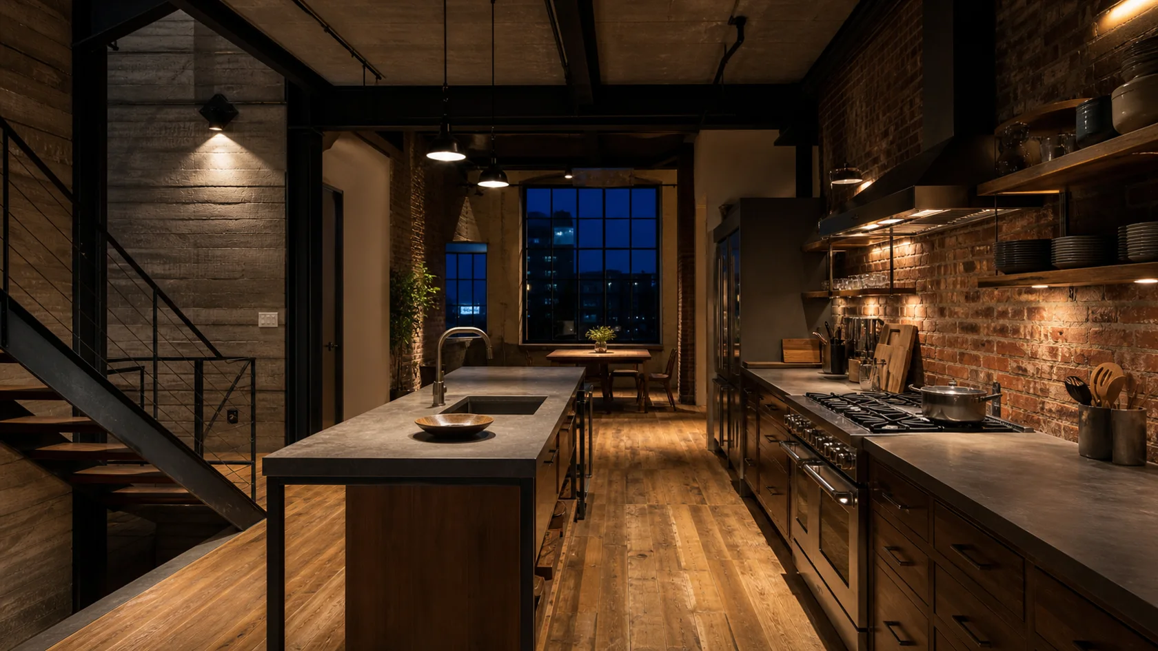 Night Task Industrial Kitchen