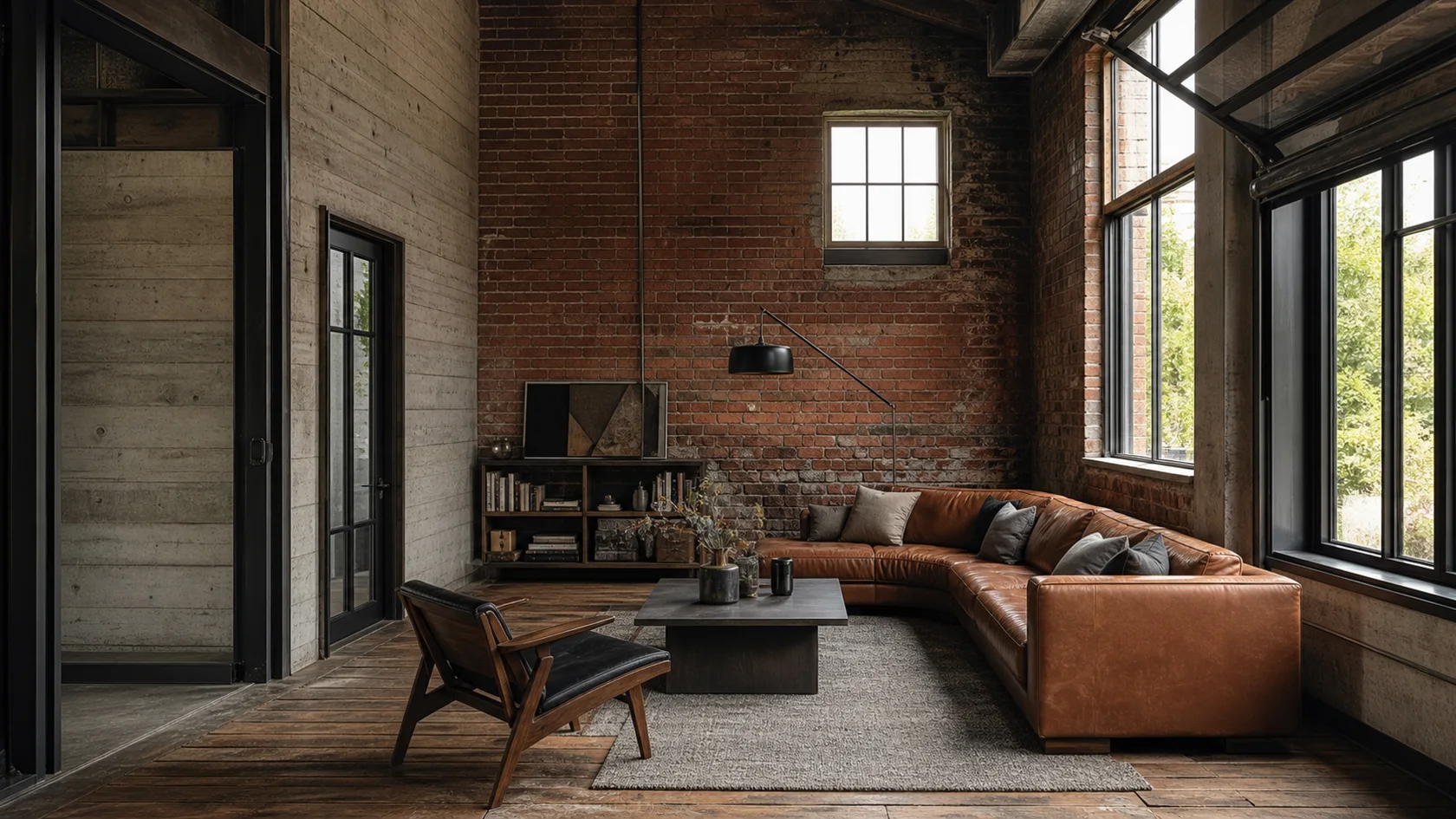 Compact Factory Industrial Living Room