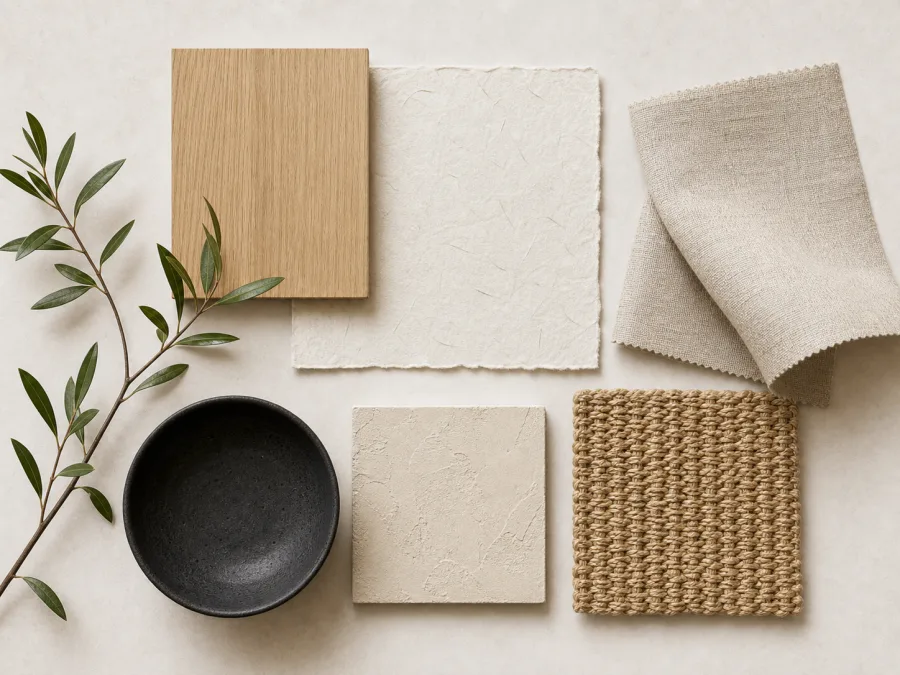 Japandi material board