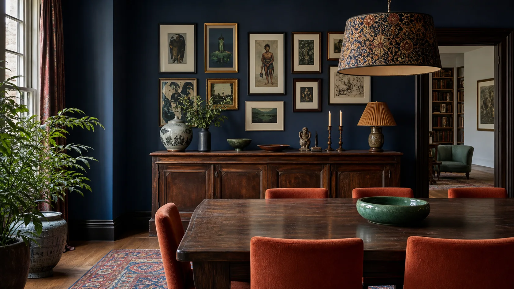 Collected Art Maximalist Dining Room