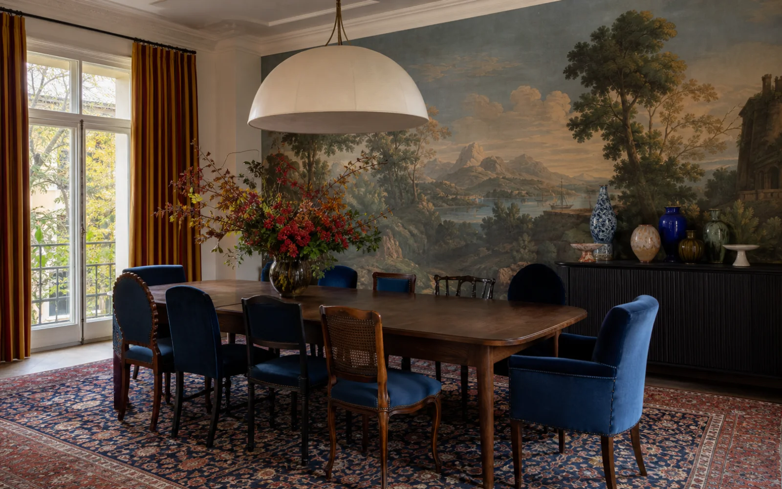 Maximalist Dining room interior