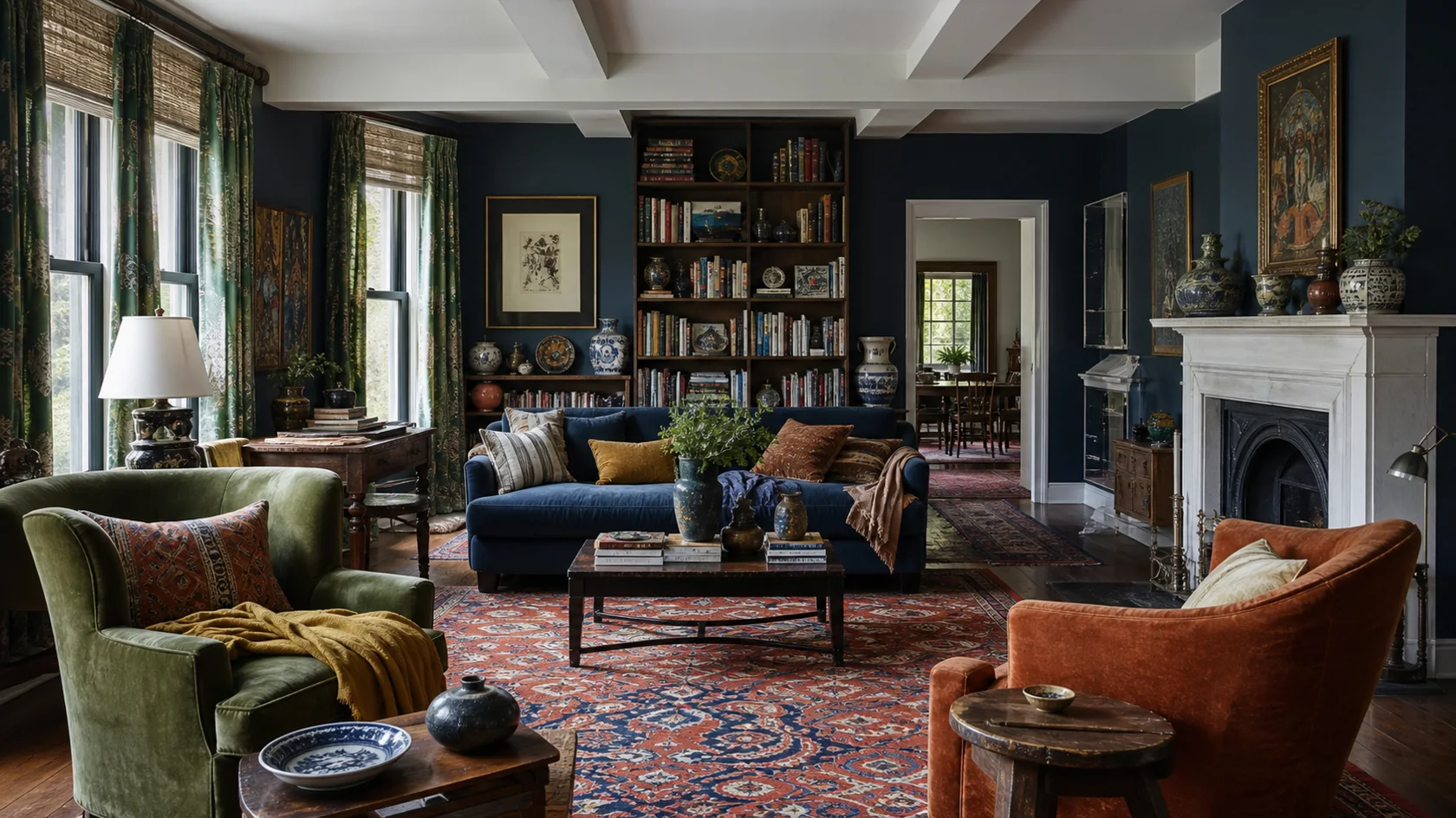 Collected Salon Maximalist Living Room