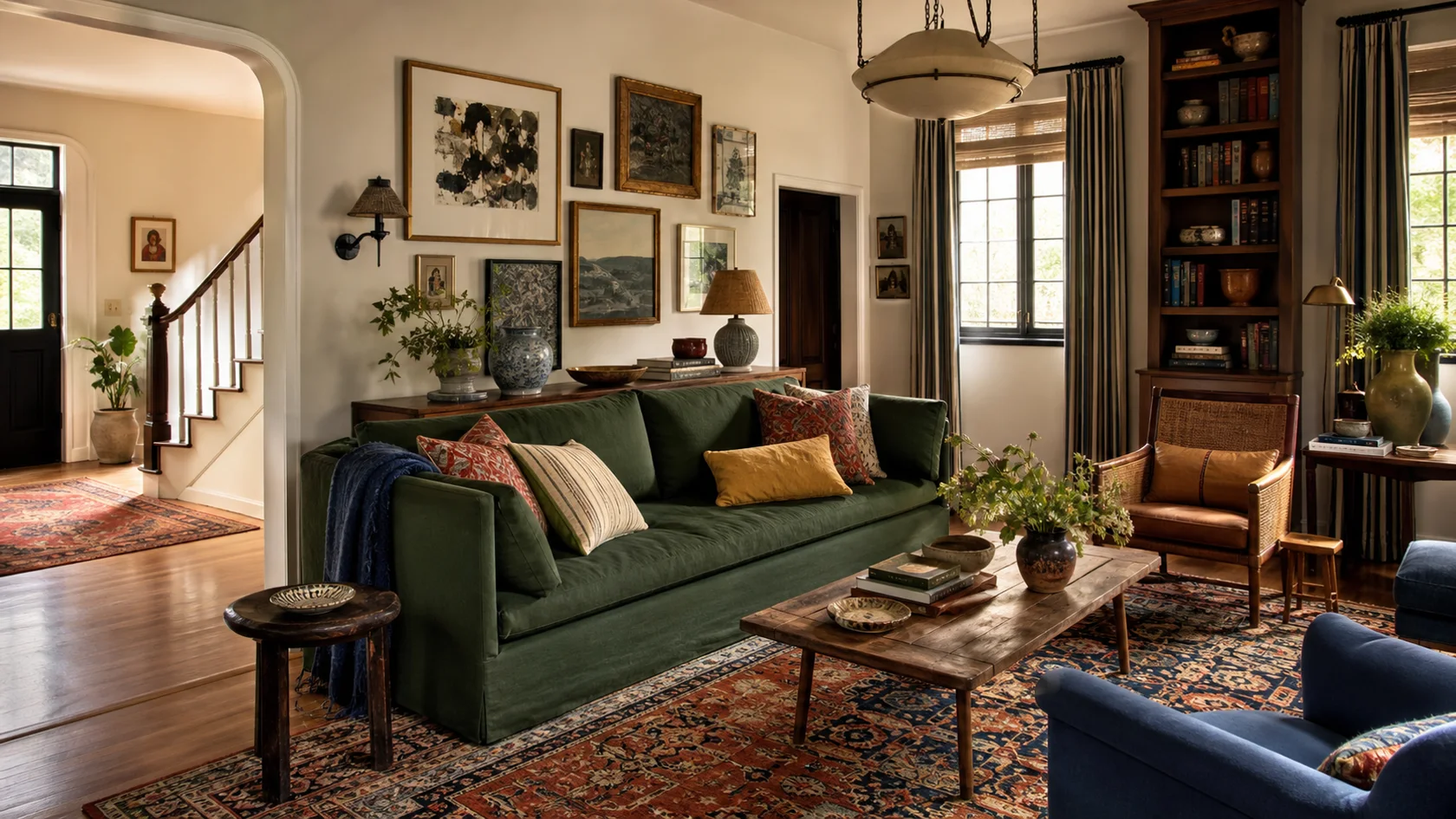 Gallery Anchor Maximalist Living Room