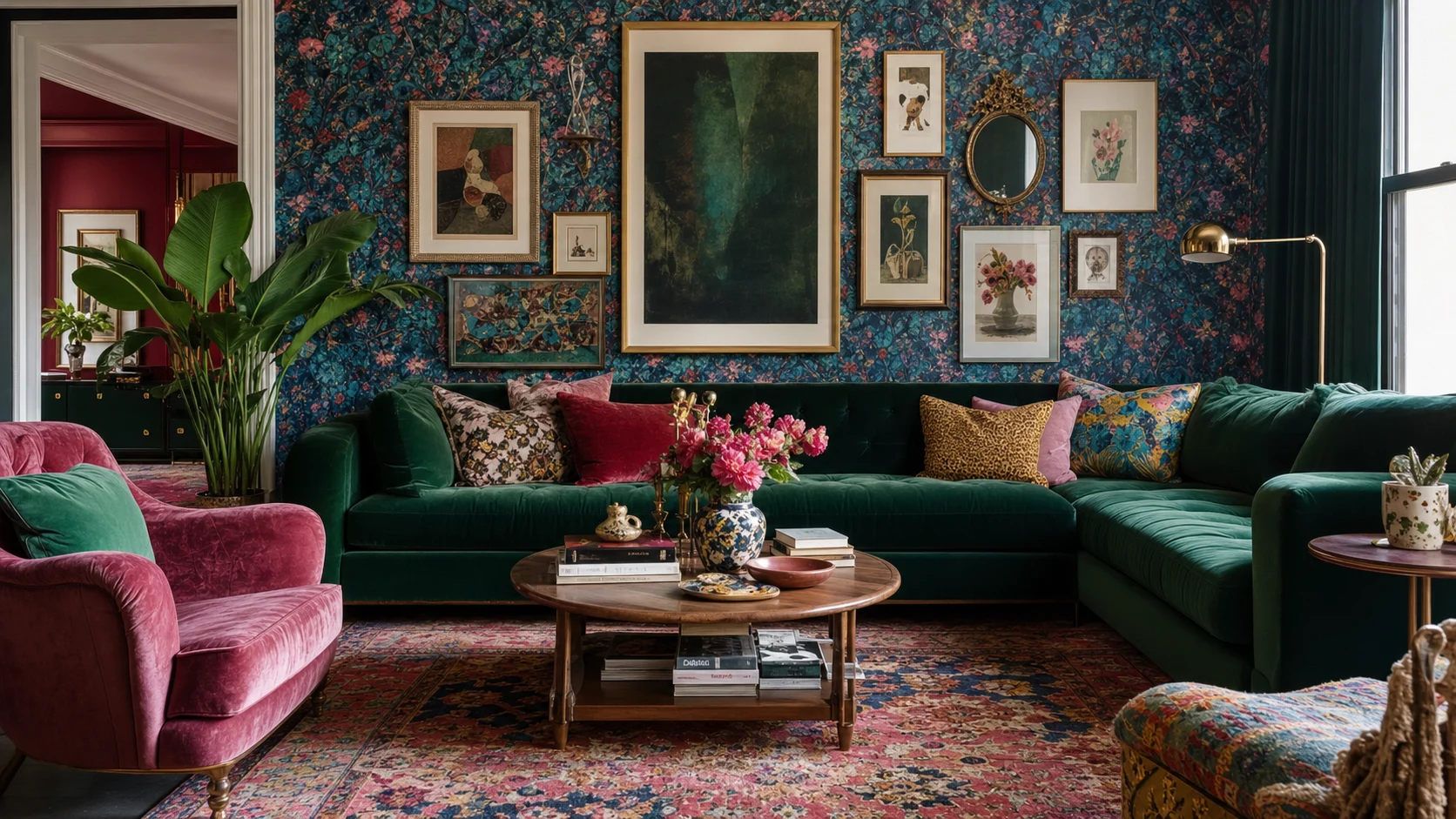 Maximalist interior design