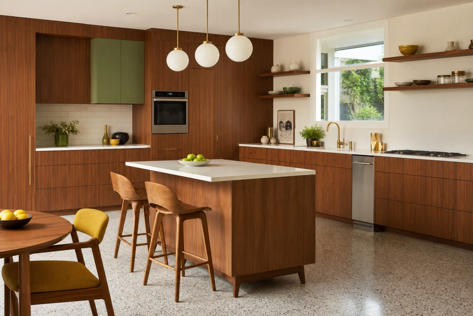 Mid-Century Modern kitchen interior