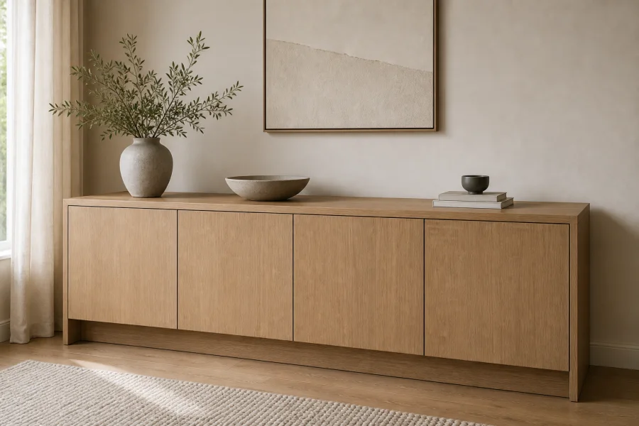 Closed storage Minimalist Bedroom