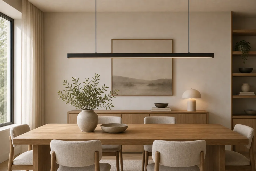 Slim bedside light Minimalist Bedroom