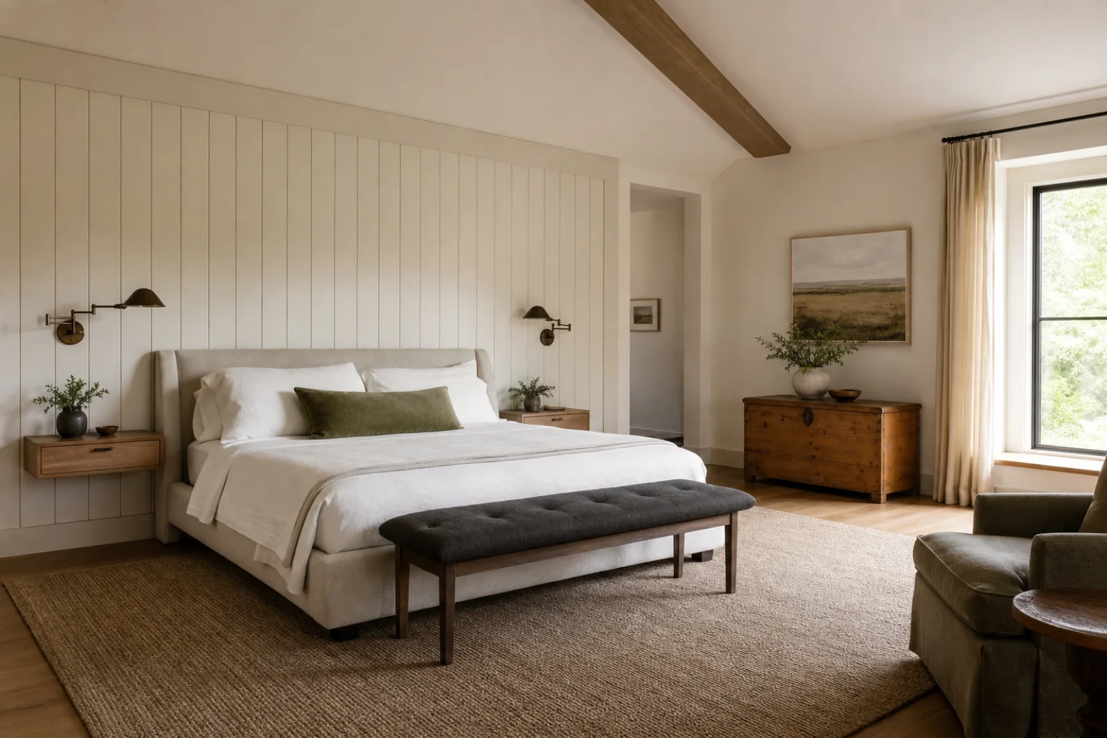 Modern Farmhouse styled corner