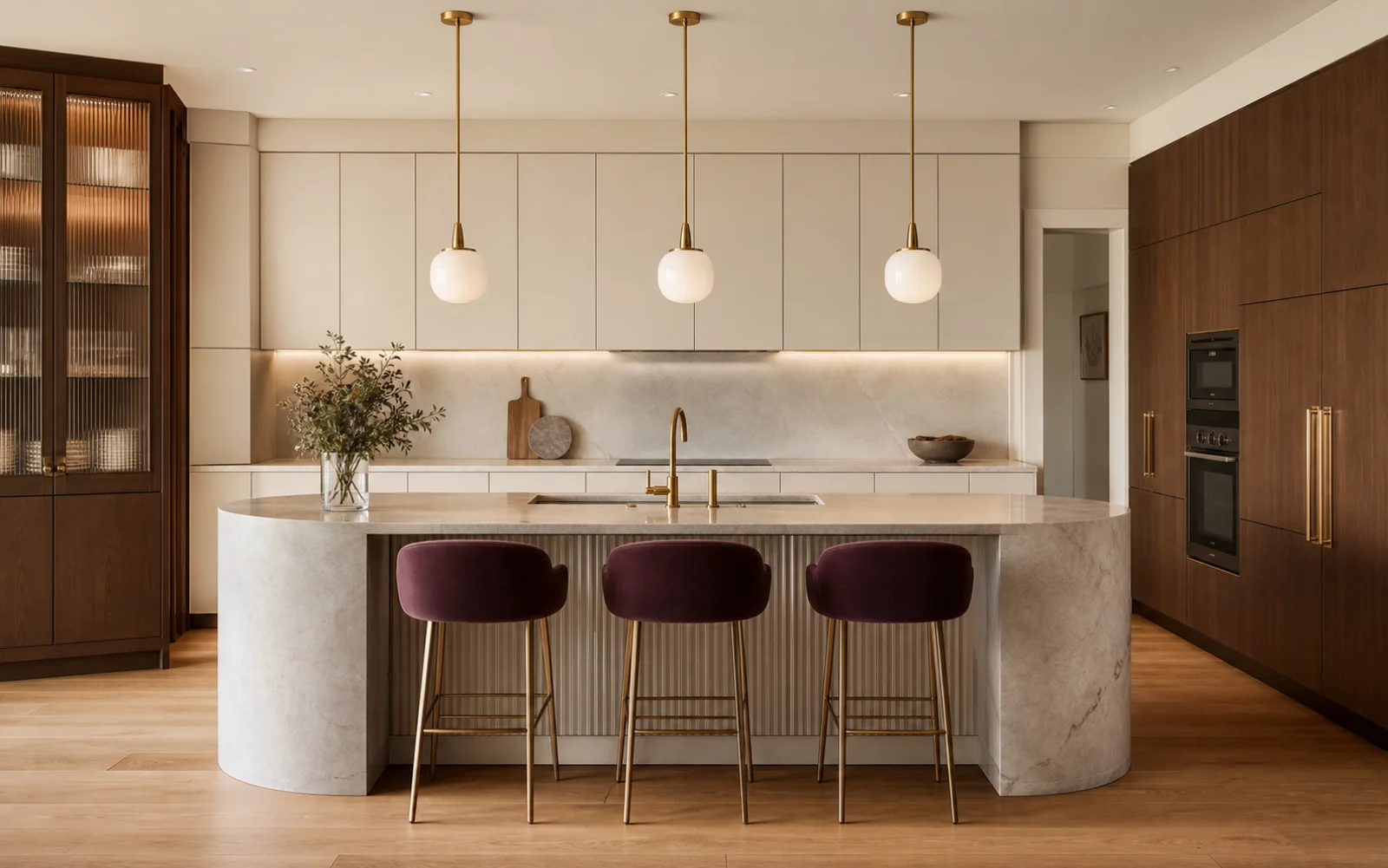 Modern Glam kitchen interior
