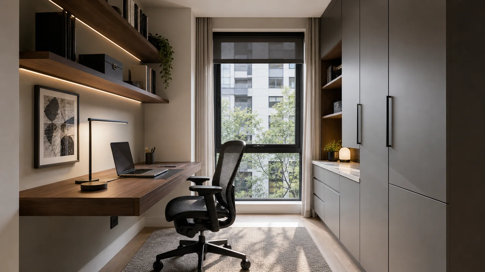 Compact Modern Home Office
