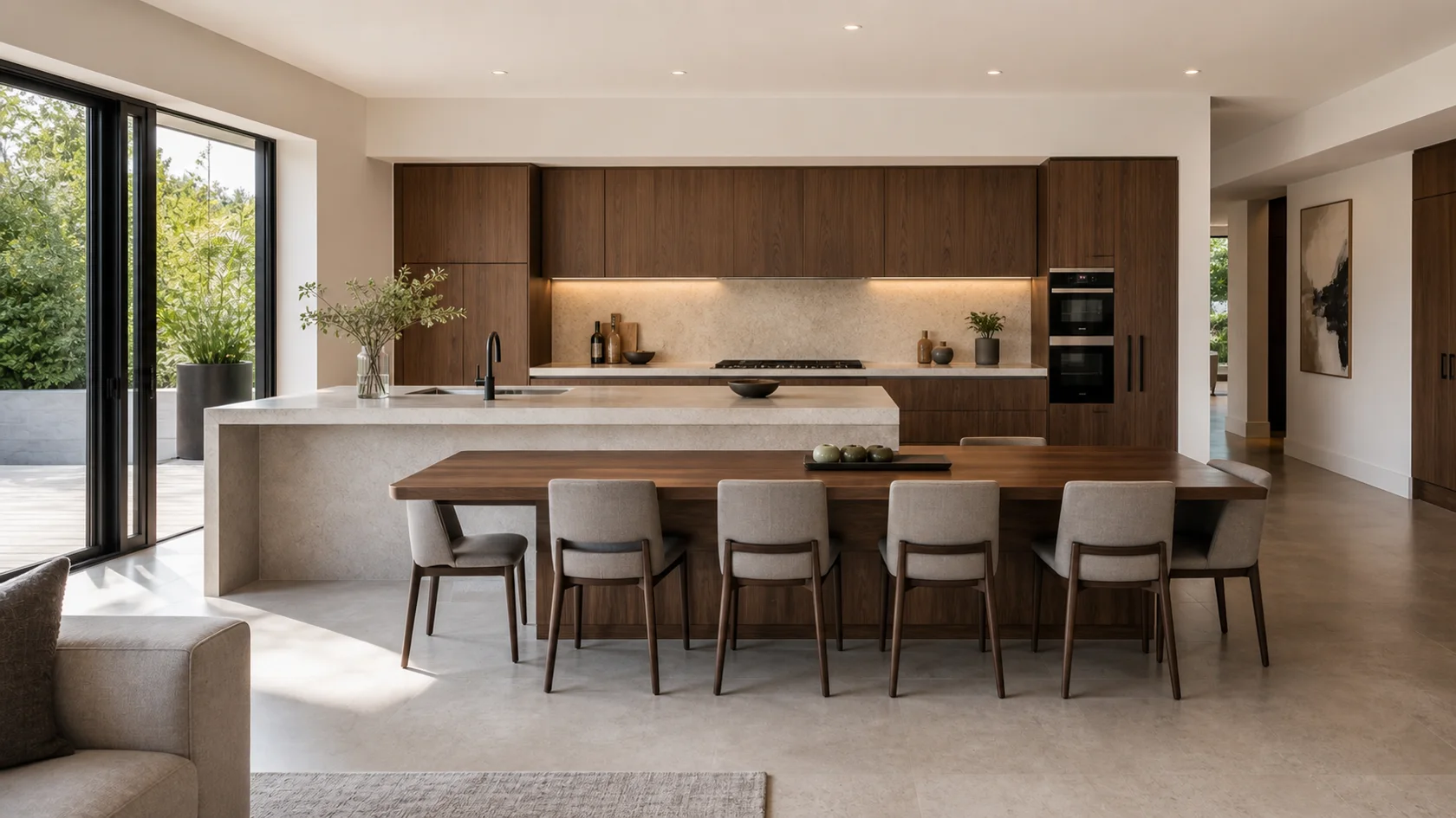 Island Table Modern Kitchen
