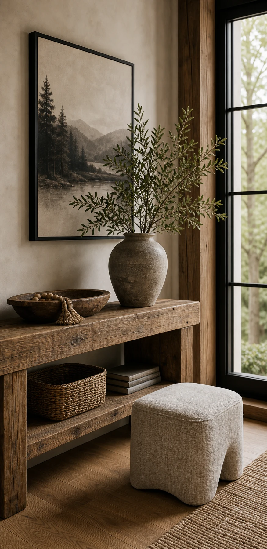 Modern Rustic styled corner