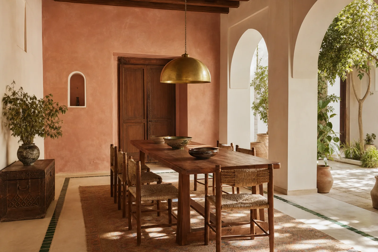 Moroccan Dining room interior