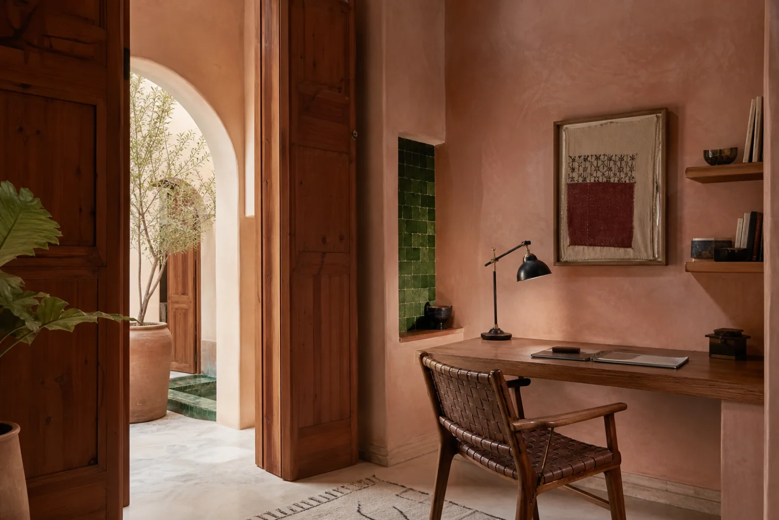 Moroccan Home office interior