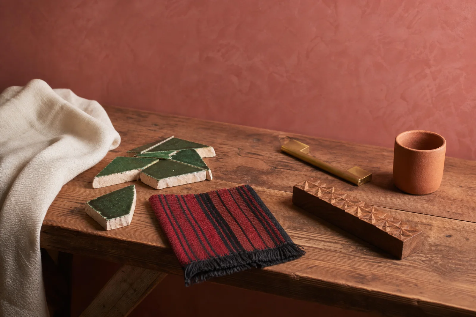 Moroccan material board