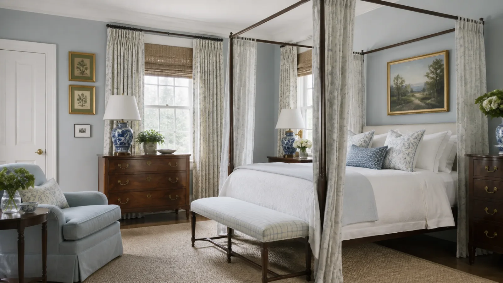 Canopy Update New Traditional Bedroom
