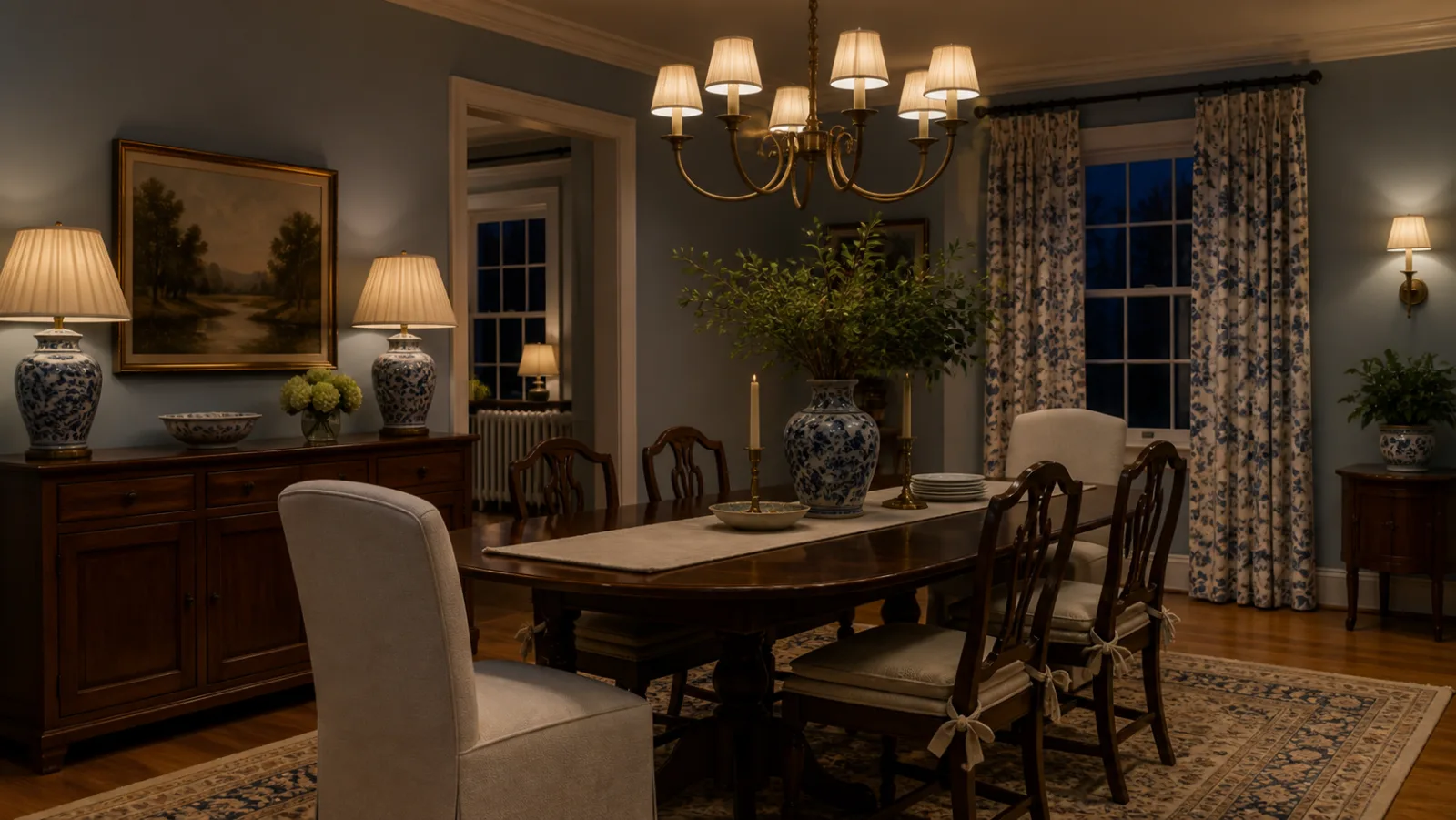 Evening Shades New Traditional Dining Room
