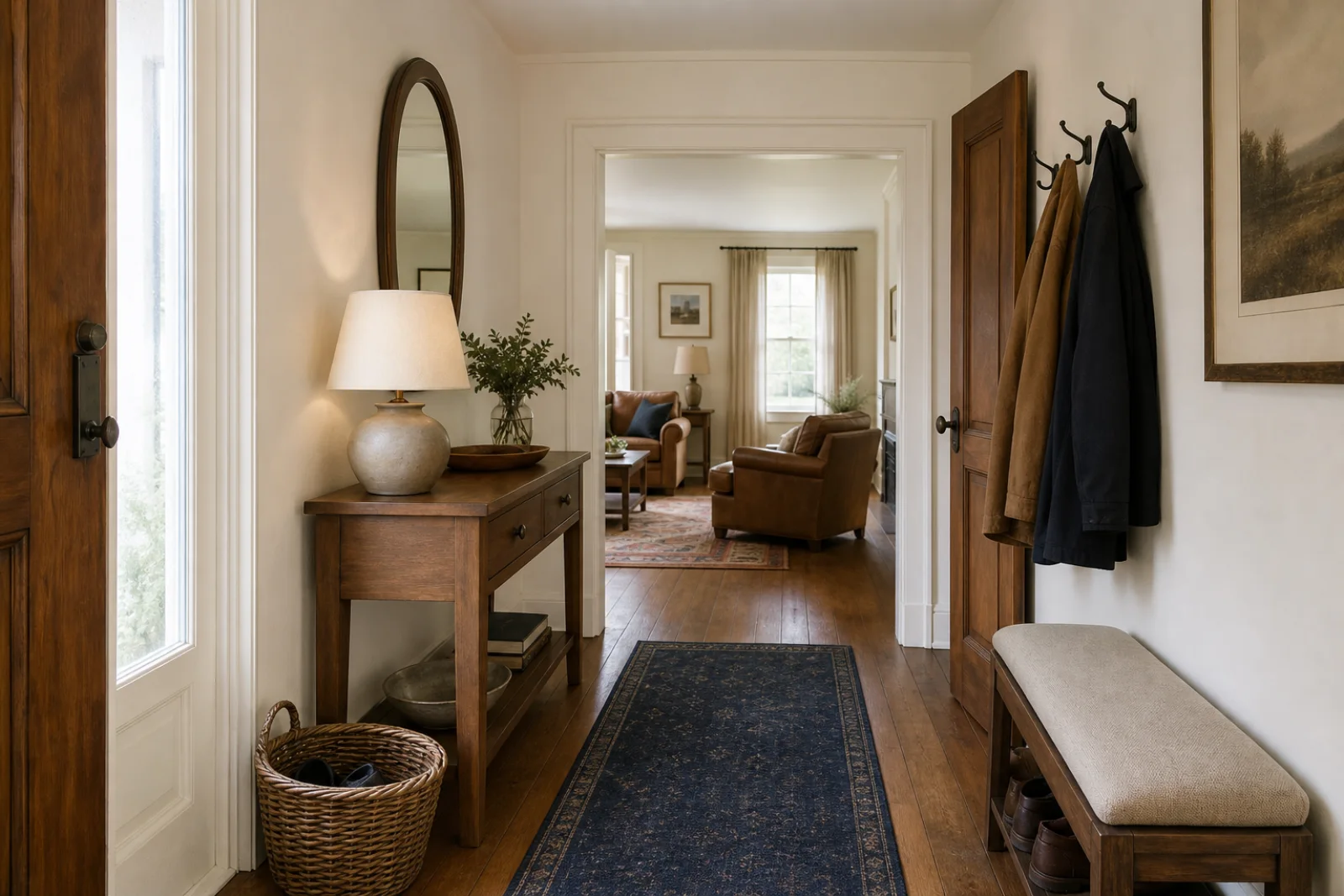 Pottery Barn-Inspired Entryway interior