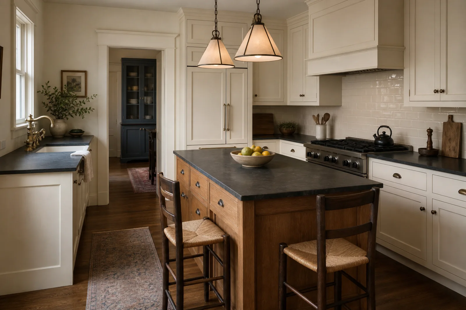 Pottery Barn-Inspired kitchen interior