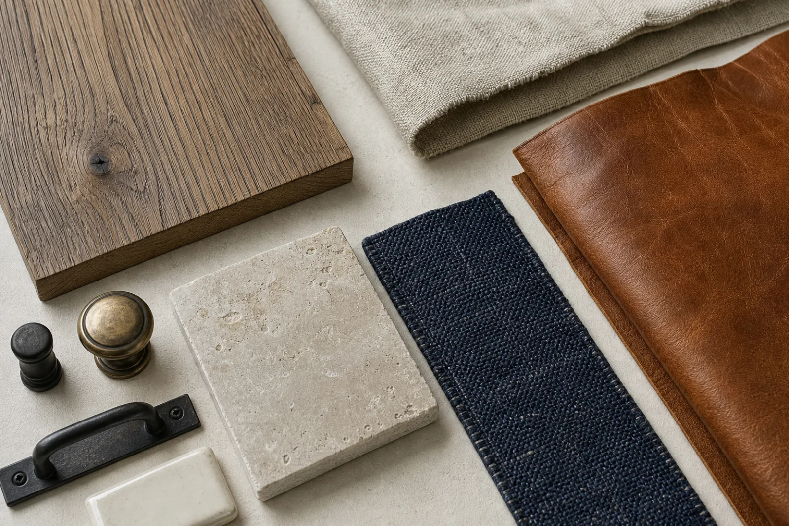 Pottery Barn-Inspired material board
