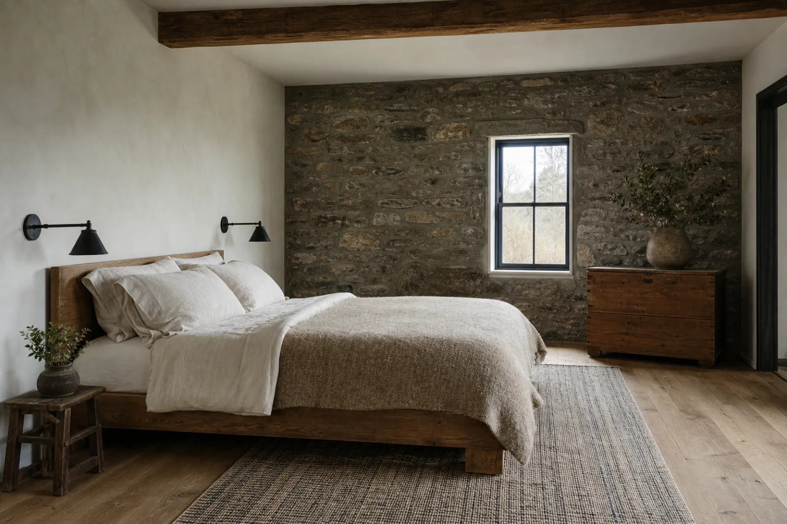 Rustic styled corner