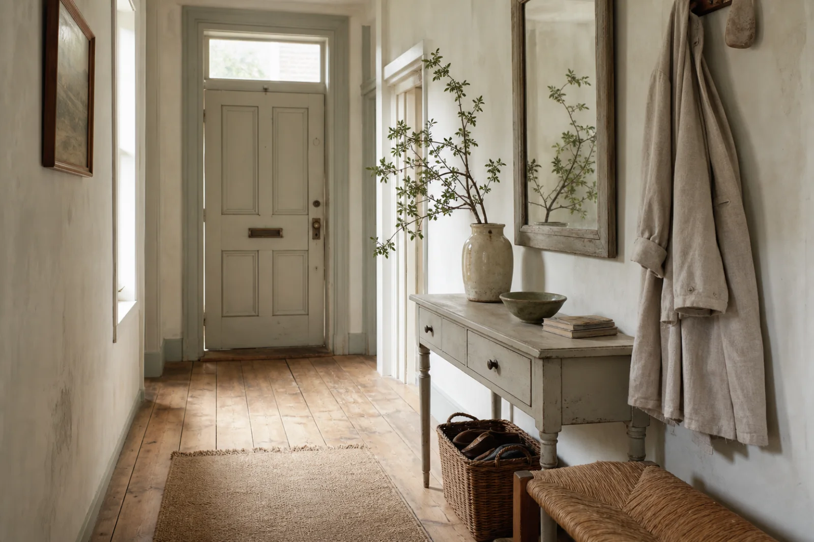Shabby Chic Entryway interior