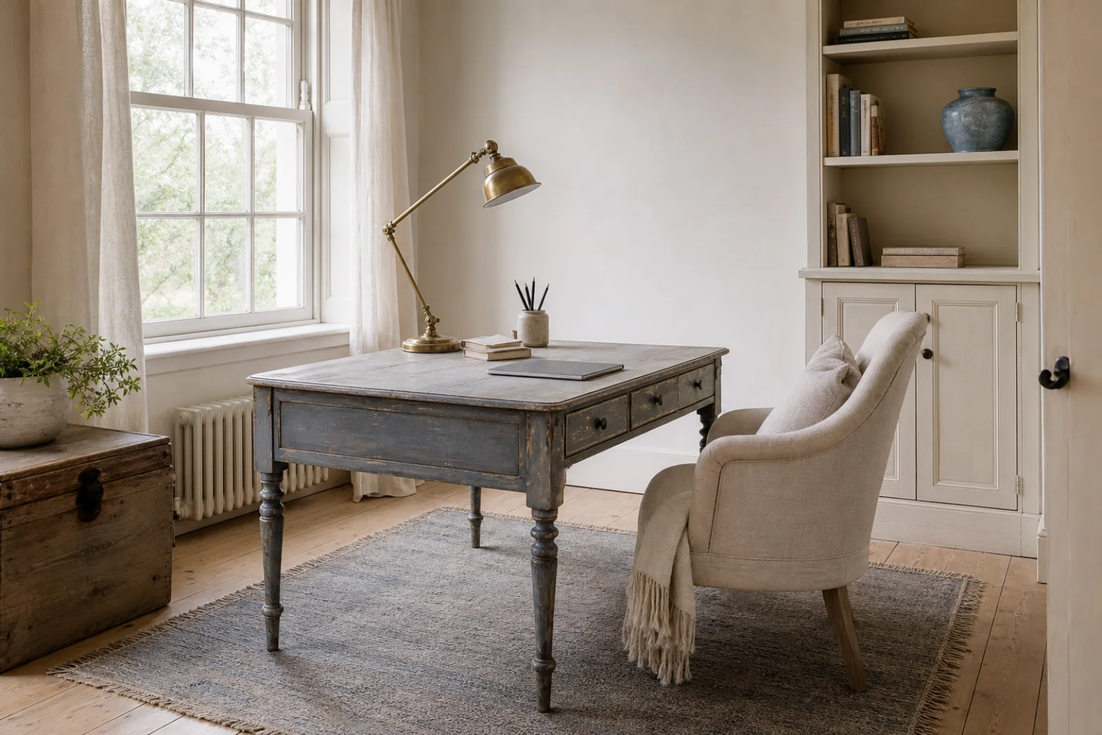 Shabby Chic Home office interior