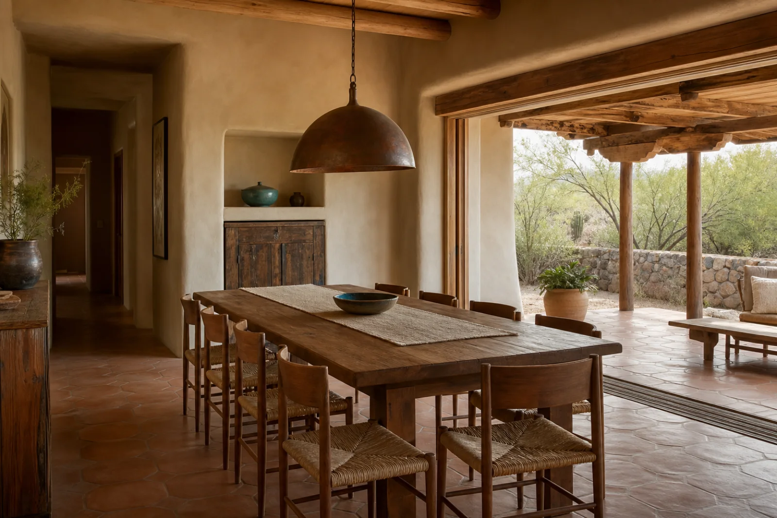 Southwestern Dining room interior