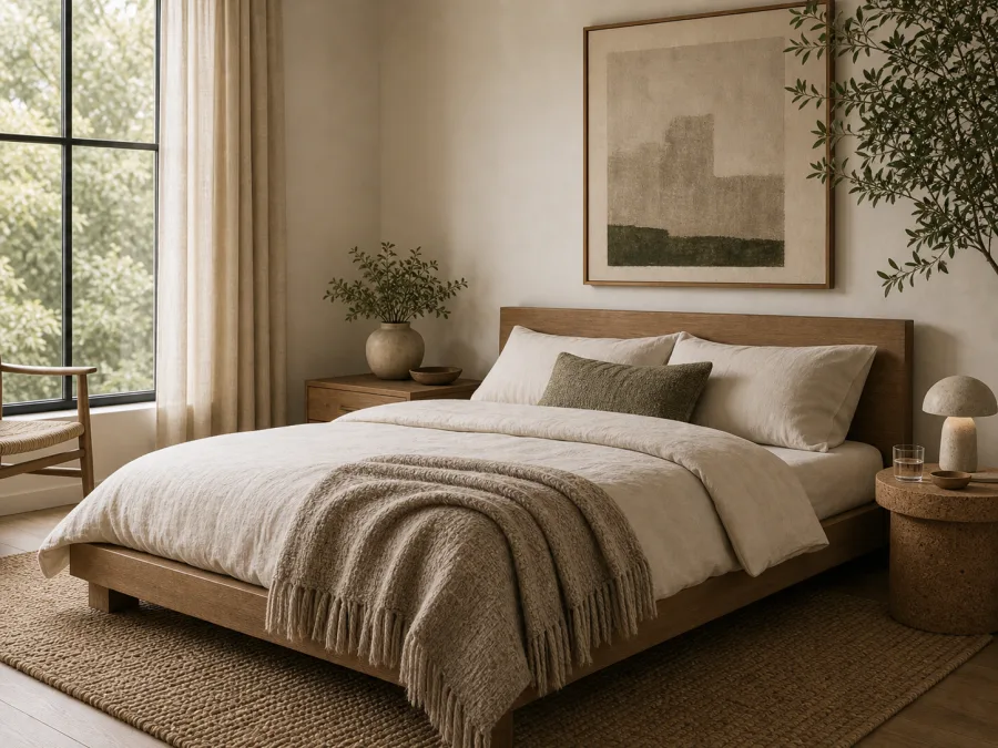 Sustainable Bedroom interior