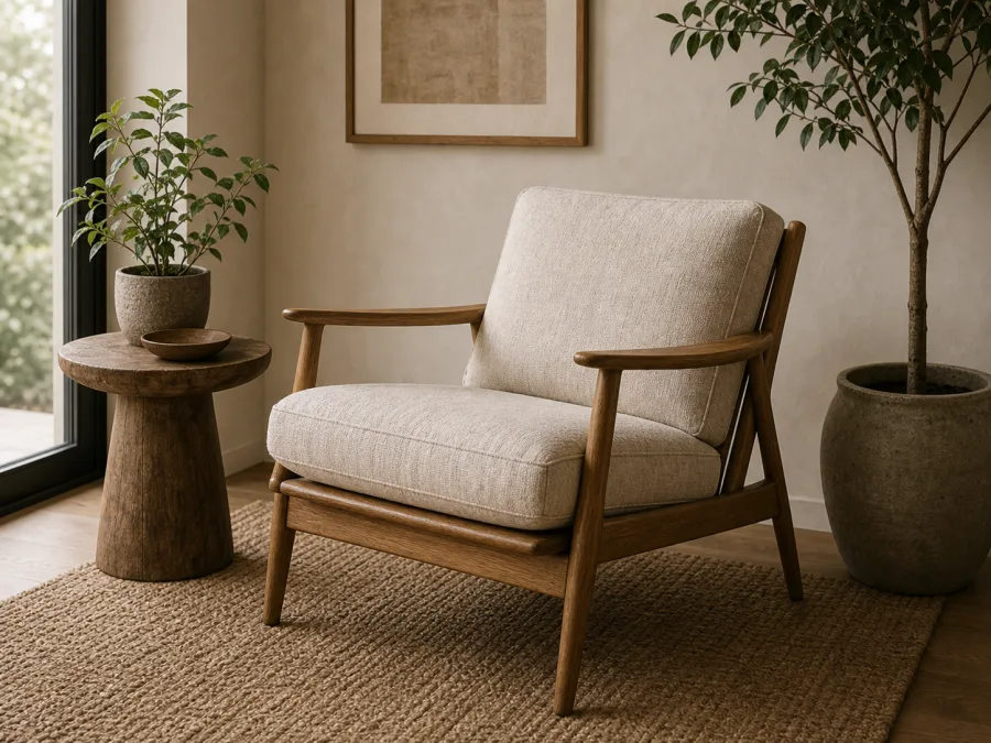 Refurbished vintage chair for Sustainable interior design