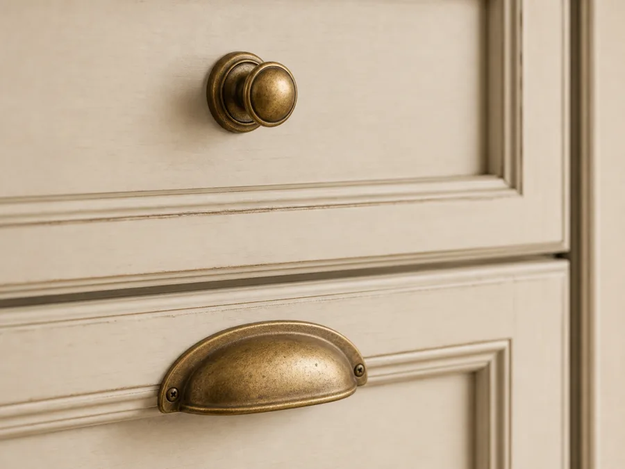 Aged brass material