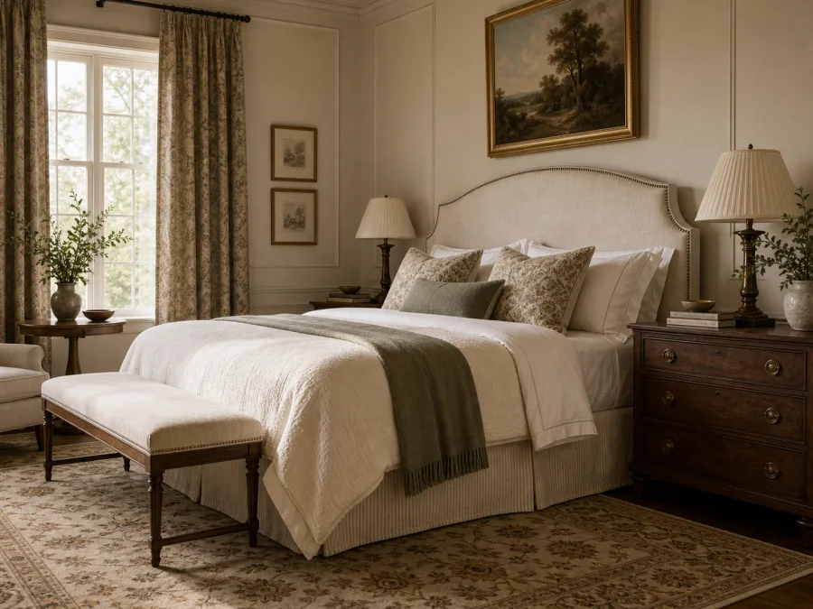 Traditional styled corner