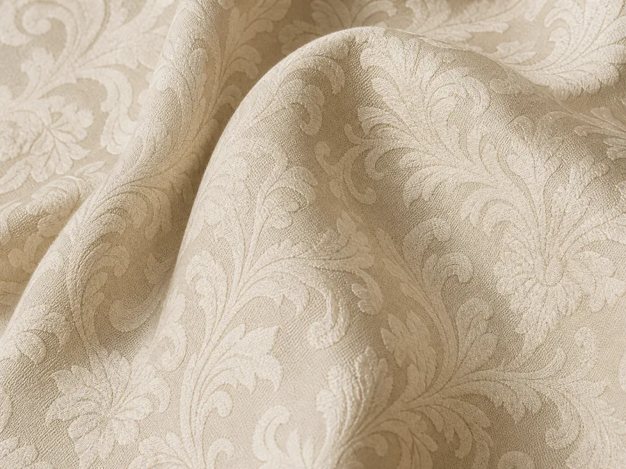Damask fabric material