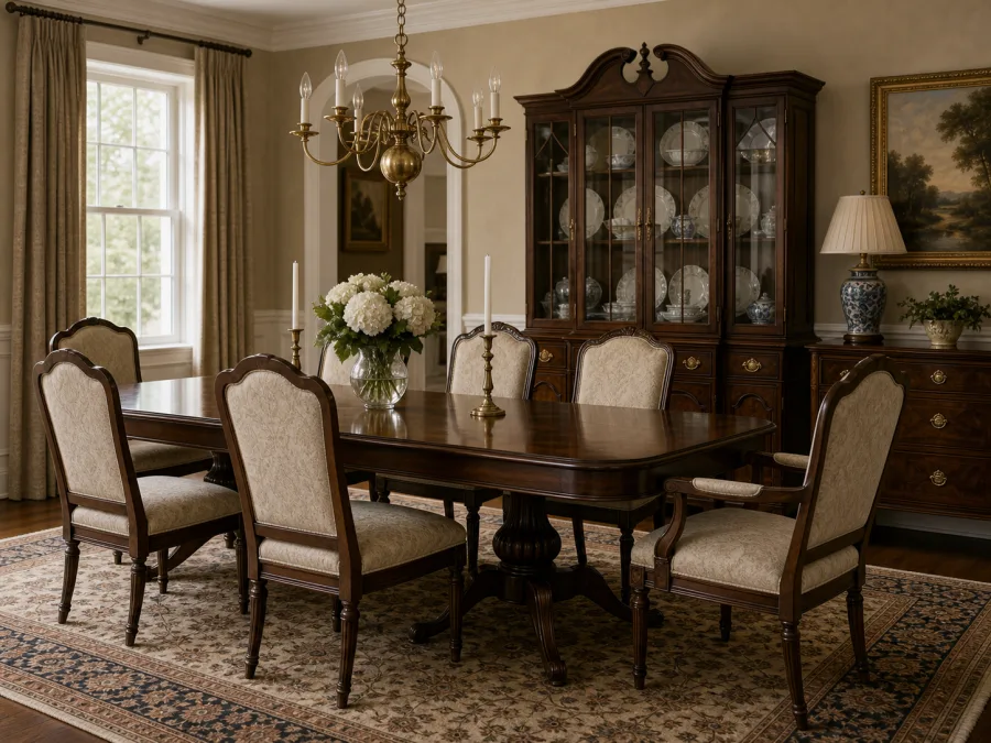 Traditional Dining room interior