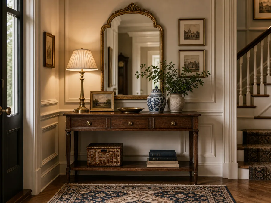 Traditional detail interior