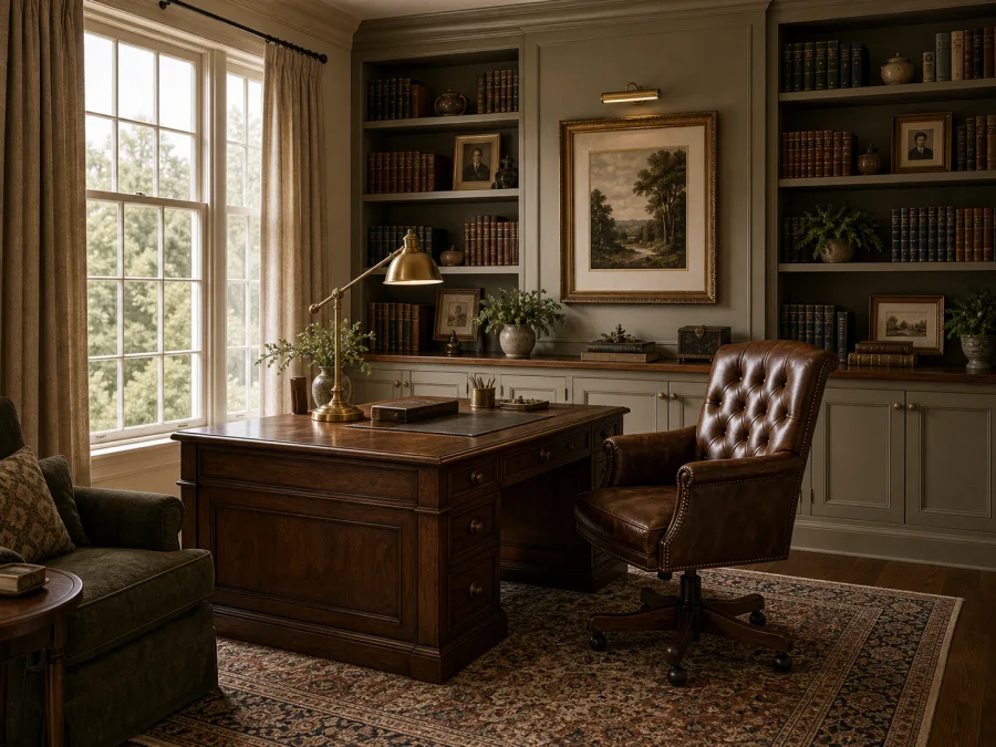 Traditional Home office interior