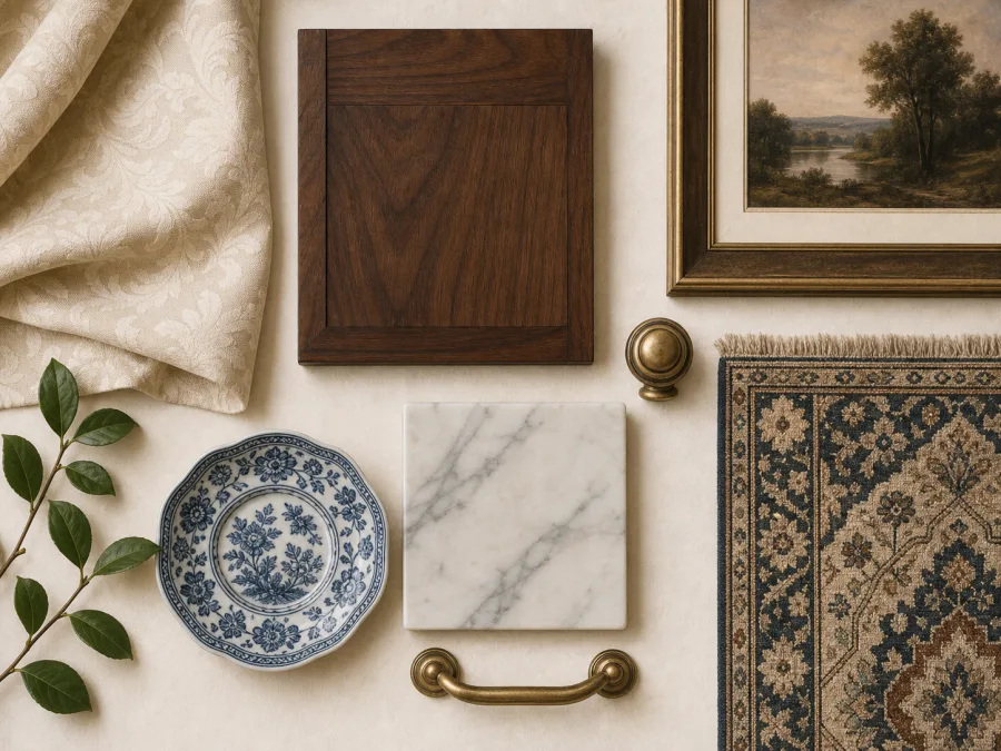 Traditional material board