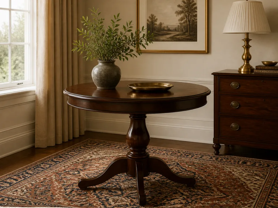 Pedestal table for Traditional interior design