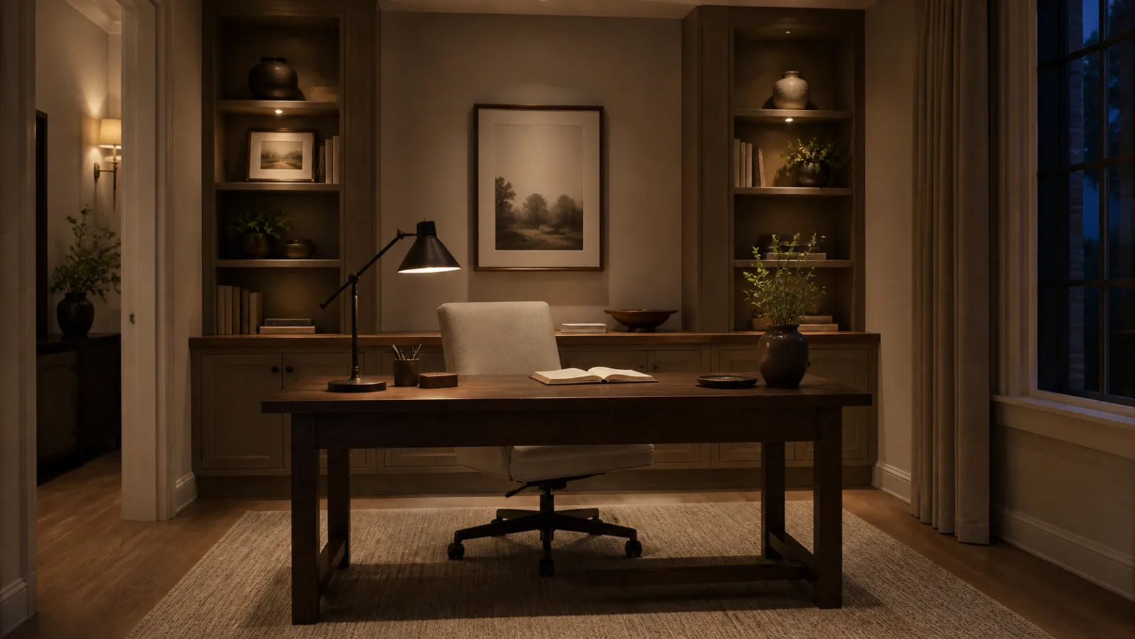 Evening Task Light Transitional Home Office