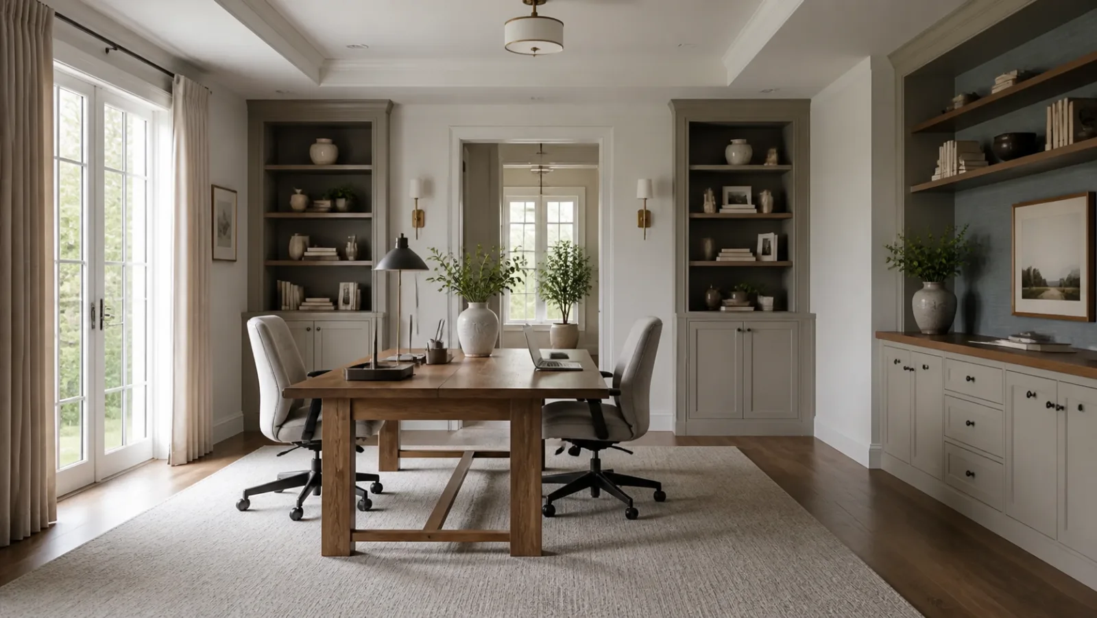 Shared Study Transitional Home Office