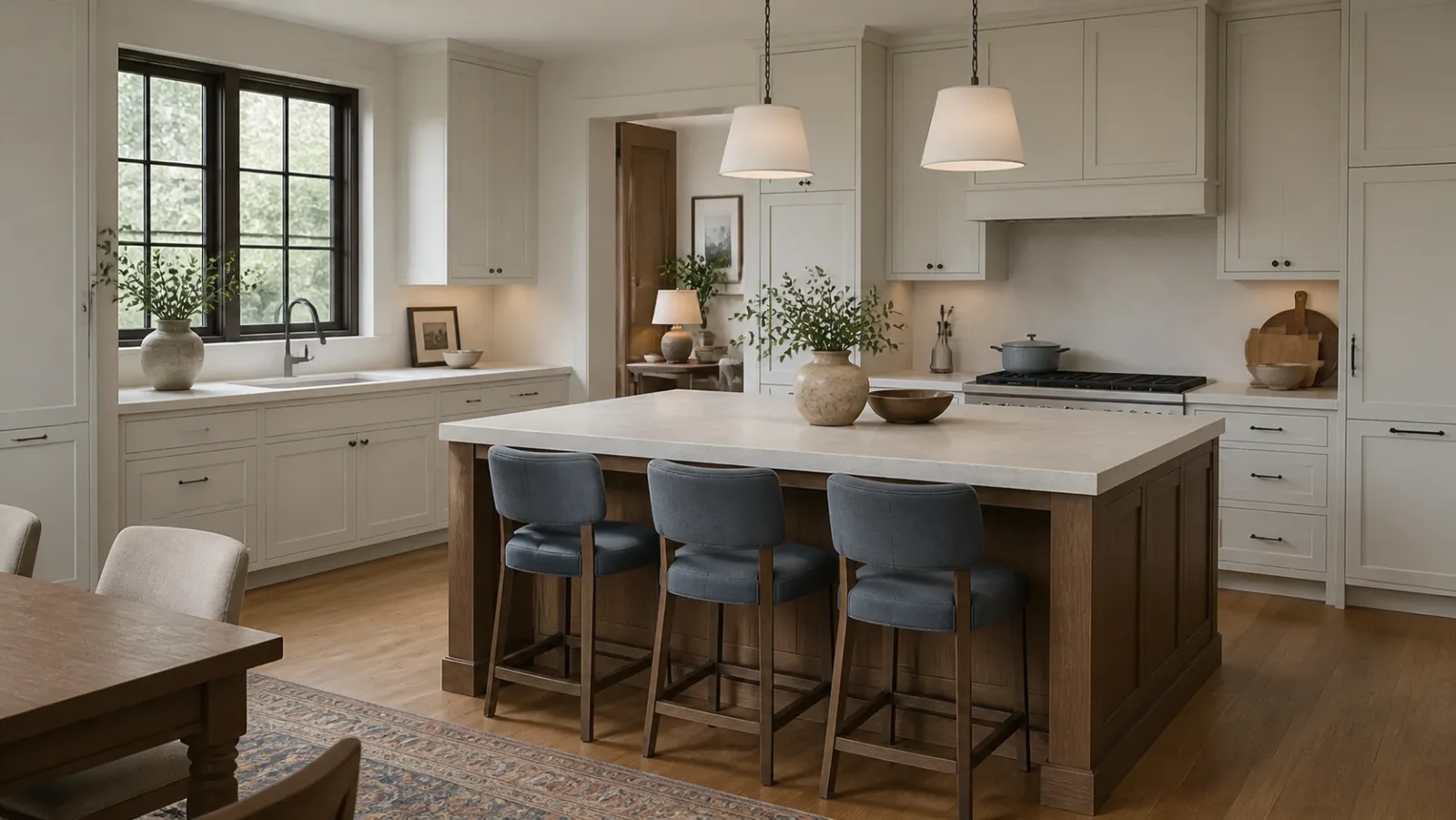 Oak Island Transitional Kitchen